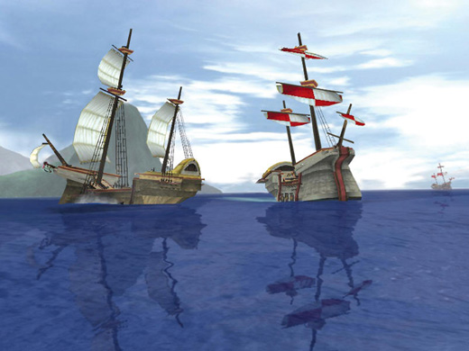 Panda3D ile yapılmış MMORPG oyunundan bir görüntü