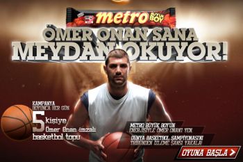 Metro Enerjini Göster Basketbol Topu Kazan