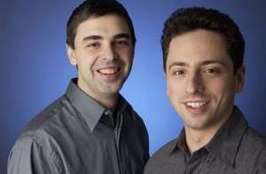 sergey brin and larry page - google