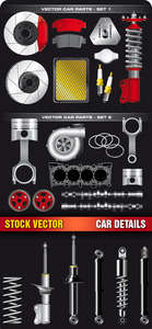 vektörel araba parçaları - vectoral car details