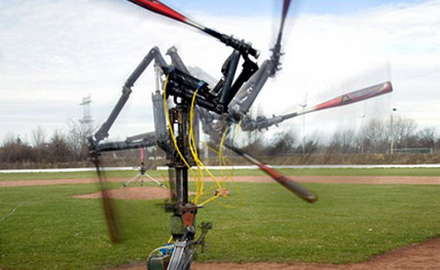 Beyzbol oynayan robot