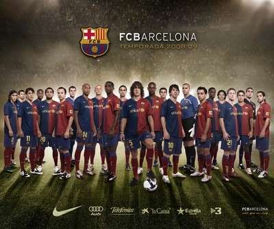 Muhteşem futbollarıyla Barcelona takımı