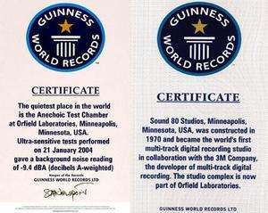 Guiness Rekorlar Kitabı sertifikası