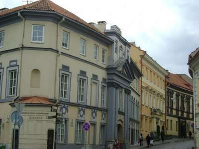 Başkent Vilnius'un tarihi sokaklarından Traku.