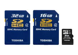 Toshiba'nın SDHC Hafıza Karları
