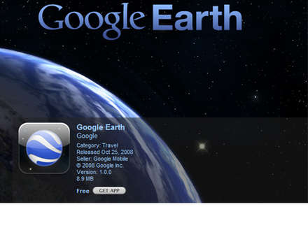 Google Earth - iPhone birlikteliği
