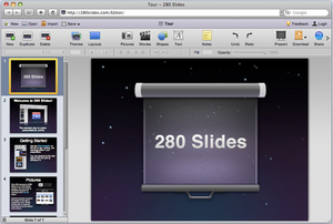 280 Slides ile online ve hızlı bir şekilde slaytlar hazırlayın