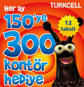 Turkcell Bonus işbirliği ile bedava kontör kampanyası