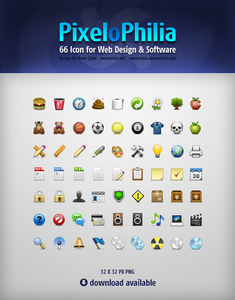 PixeloPhilia 32PX icon set