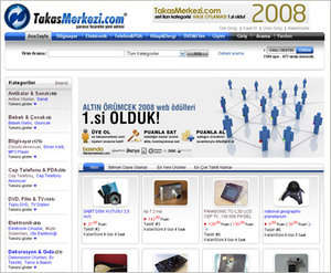 takasmerkezi.com ana sayfası