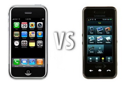 Apple iPhone vs Samsung Instinct