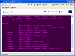 Color Console Win NT, 2000, XP, 2003, ve Vista ile uyumlu