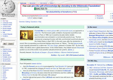 wikipedia'ya şu ana kadar 40 bin dolar bağış yapılmış