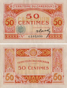 Kamerun'un kullandığı 50 cent