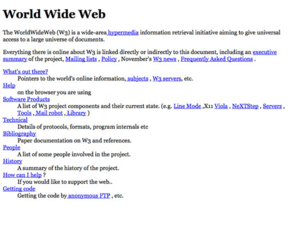 ilk web sayfası (1992)