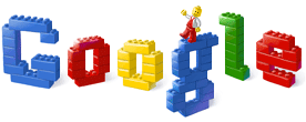 Google Lego doğum günü logosu
