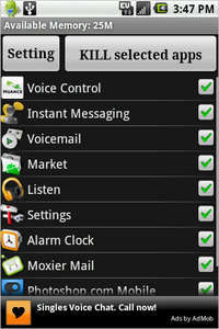 Advanced Task Killer Free Screenshot