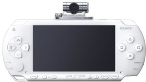 PSP'nin kamera takılmış hali