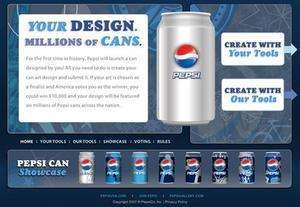design our pepsi can