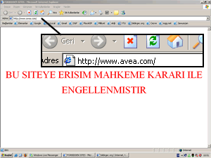 avea sitesi ekran görüntüsü