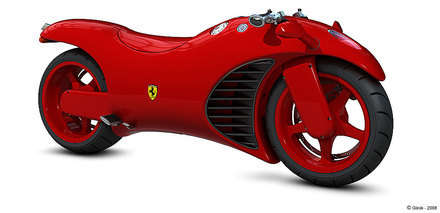 Ferrari Motorcycle - V4 Concept motorcycle 