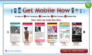 Mobil web site