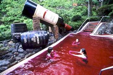 kırmızı şarap havuzu