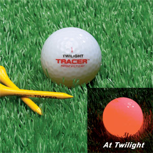 ışıklı golf topu