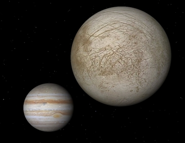 Celestia: Jupiter ve uydusu Europa 