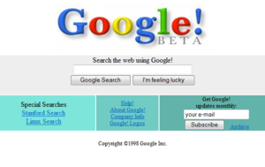 Google 1999