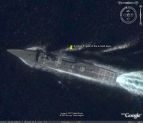 Türk savaş gemisi uydu fotoğrafı