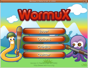wormux 113 seçenekten yalnızca biri
