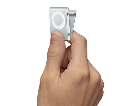 minicik ipod sadece bir parmagınız kadar!