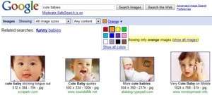 Google Görsel Arama Renk Filtresi