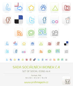 sosyal paylaşım ikon paketi