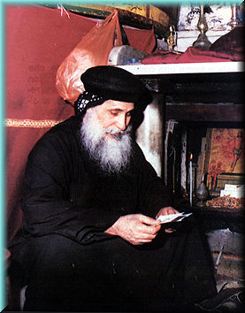 Ortodoks bir Coptic Rahibi