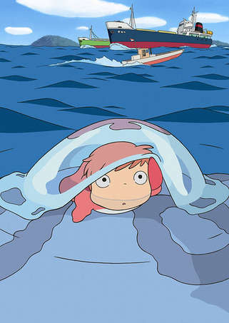 ponyo on the cliff by the sea 