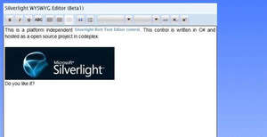 Silverlight Rich Text Editor