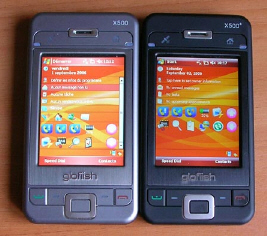 Soldaki X500, sağdaki X500+