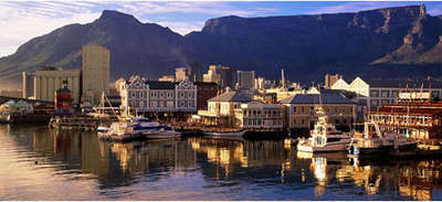 Cape Town denizden görünüm