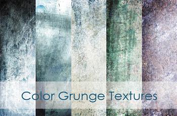 a set of color grunge textures