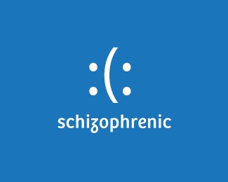 Schizophrenic logo