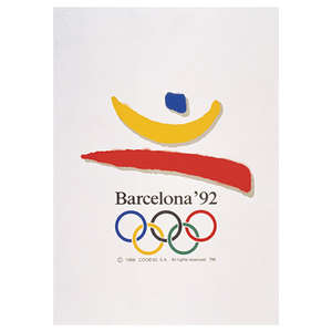 1992 yaz olimpiyatı afişi