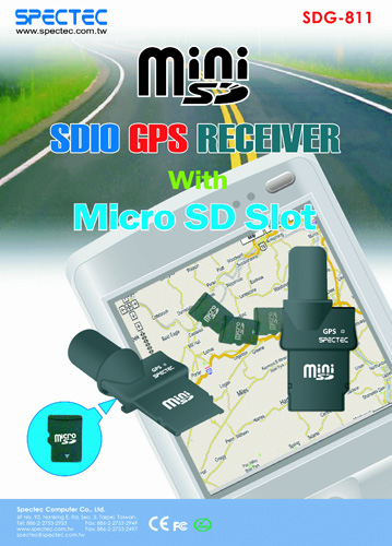 Spectec's SDG-811 miniSD GPS