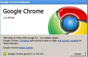 google chrome about