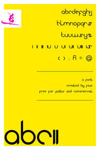 ABC Font Typeface Version 2