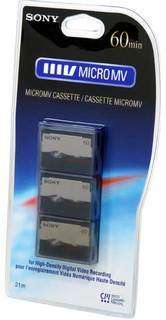 MicroMV kasetleri hala satışta. Üçlü kasetler size yaklaşık 31 dolara maloluyor. 