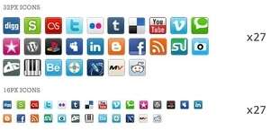 pixel-perfect social media icons