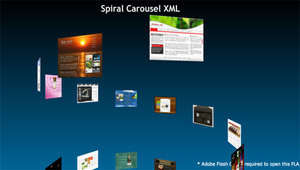 Spiral Carousel XML