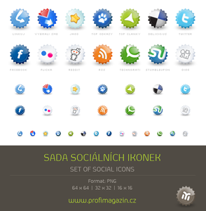 güneş tarzı sosyal paylaşım ikon paketi